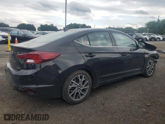 2020 Hyundai Elantra SEL with VIN 5NPD84LF1LH614774, listed as a Copart auction lot 58779405 with 110,502 mi miles and Salvage title. Bid and sale history available at DreamBid. Image 3.