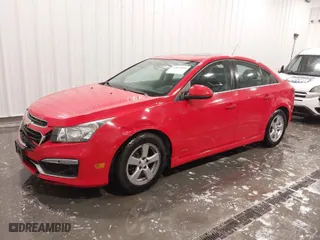 2015 Chevrolet Cruze LT with VIN 1G1PC5SB1F7299380, listed as a IAAI auction lot 41807893 with 141,848 mi miles. Bid and sale history available at carsss.com. Image 2.
