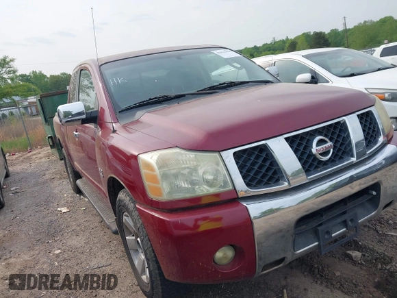 2004 Nissan Titan SE with VIN 1N6AA06A94N545539, listed as a IAAI auction lot 42036468 with 212,269 mi miles. Bid and sale history available at carsss.com. Image 1.