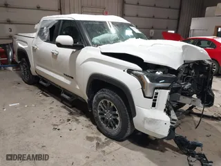 2024 Toyota Tundra 4WD SR5 with VIN 5TFLA5DBXRX223377, listed as a IAAI auction lot 41597794 with 8,104 mi miles. Bid and sale history available at carsss.com. Image 1.