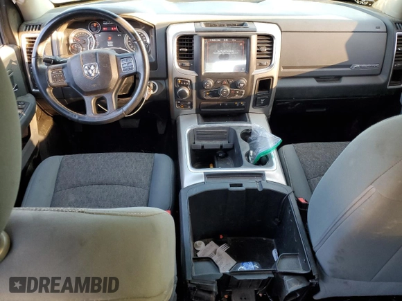 2018 Ram 1500 Big Horn with VIN 1C6RR7LG3JS221023, listed as a Copart auction lot 74574284 with 51,981 mi miles and Salvage Title. Bid and sale history available at carsss.com. Image 8.