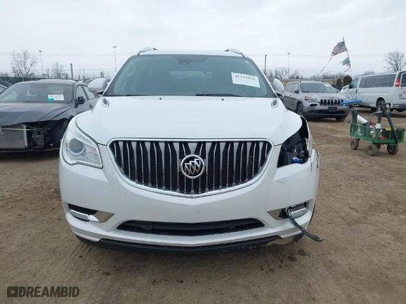 2017 Buick Enclave Leather with VIN 5GAKVBKD8HJ262622, listed as a IAAI auction lot 41737932 with 129,376 mi miles. Bid and sale history available at carsss.com. Image 6.