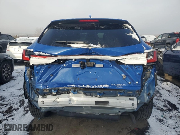 2023 Lexus NX with VIN 2T2GKCEZ7PC011798, listed as a Copart auction lot 88034825 with 0 mi miles and Salvage Title. Bid and sale history available at carsss.com. Image 6.