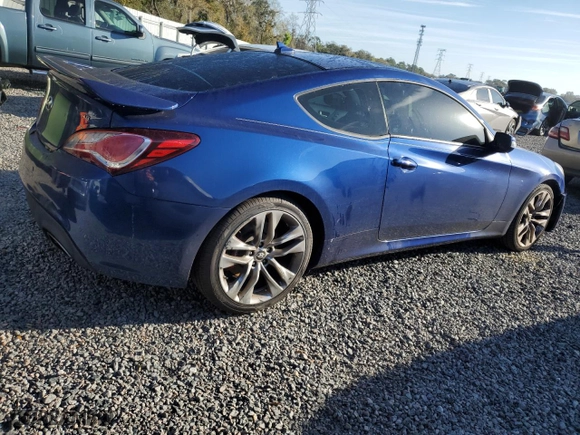 2016 Hyundai Genesis Coupe 3.8L Ultimate with VIN KMHHU6KJ9GU133953, listed as a Copart auction lot 47342095 with 60,177 mi miles and Salvage Title. Bid and sale history available at carsss.com. Image 3.