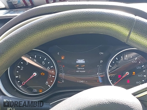 2018 Jeep Compass Sport with VIN 3C4NJCAB3JT255203, listed as a IAAI auction lot 42052746 with 112,451 mi miles and . Bid and sale history available at DreamBid. Image 7.