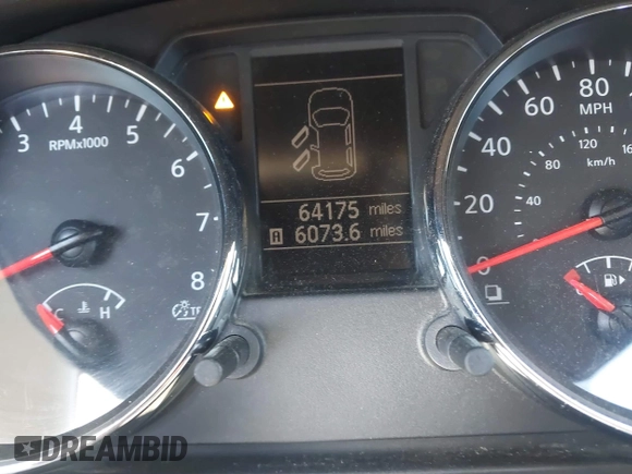 2013 Nissan Rogue S with VIN JN8AS5MT1DW034519, listed as a IAAI auction lot 41847560 with 64,175 mi miles. Bid and sale history available at carsss.com. Image 7.