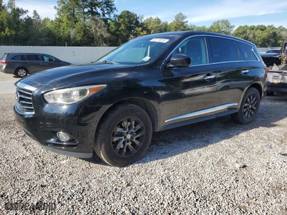 2013 Infiniti JX35 with VIN 5N1AL0MN7DC353157, listed as a Copart auction lot 68718974 with 113,791 mi miles and Salvage Title. Bid and sale history available at carsss.com. Image 1.