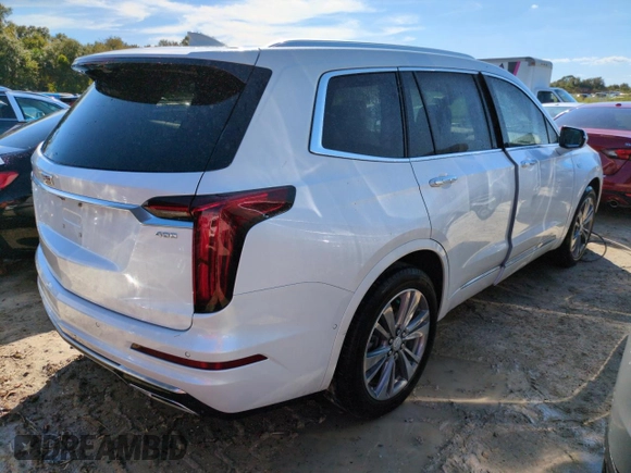 2021 Cadillac XT6 Premium Luxury with VIN 1GYKPCRS9MZ223076, listed as a Copart auction lot 73992904 with 0 mi miles and Non Repairable. Bid and sale history available at carsss.com. Image 3.