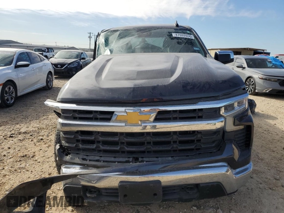 2022 Chevrolet Silverado 1500 LT with VIN 3GCUDDED1NG652802, listed as a Copart auction lot 87692655 with Not Provided miles and Salvage Title. Bid and sale history available at DreamBid. Image 5.