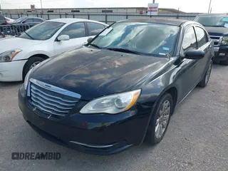 2014 Chrysler 200 Touring with VIN 1C3CCBBBXEN153420, listed as a IAAI auction lot 42084600 with 215,209 mi miles. Bid and sale history available at carsss.com. Image 2.