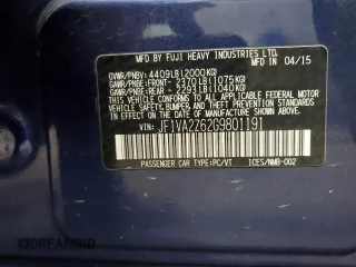 2016 Subaru WRX STI Limited with VIN JF1VA2Z62G9801191, listed as a Copart auction lot 50502655 with 108,236 mi miles and Salvage Title. Bid and sale history available at DreamBid. Image 12.