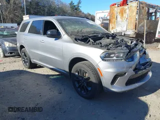 2021 Dodge Durango SXT Plus with VIN 1C4RDJAG1MC878506, listed as a IAAI auction lot 41260535 with Not provided miles and . Bid and sale history available at DreamBid. Image 1.