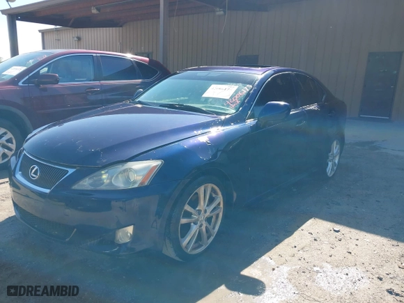 2006 Lexus IS 250 Manual with VIN JTHBK262765024023, listed as a IAAI auction lot 42006175 with 239,893 mi miles. Bid and sale history available at carsss.com. Image 2.