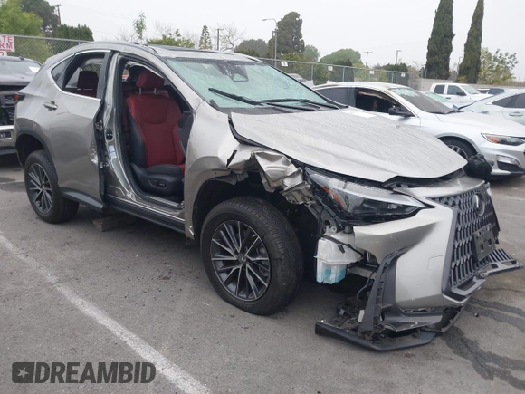 2022 Lexus NX 350 Premium with VIN 2T2GGCEZ8NC002364, listed as a IAAI auction lot 41871979 with 8,575 mi miles and . Bid and sale history available at DreamBid. Image 1.