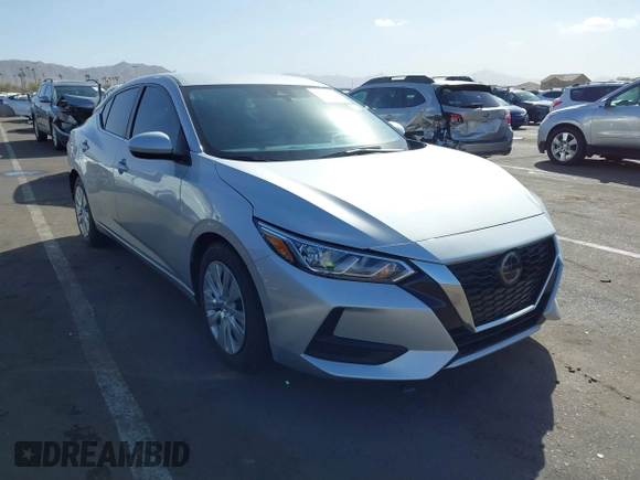 2023 Nissan Sentra S with VIN 3N1AB8BVXPY287582, listed as a IAAI auction lot 41743265 with 24,675 mi miles and . Bid and sale history available at DreamBid. Image 1.