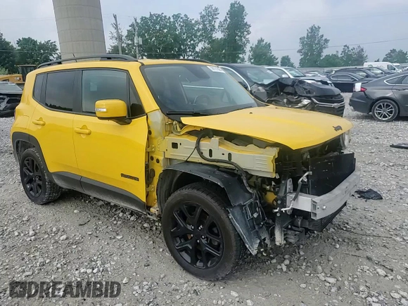 2017 Jeep Renegade Altitude with VIN ZACCJBBH2HPE97762, listed as a Copart auction lot 59161605 with 188,153 mi miles and Clean title. Bid and sale history available at DreamBid. Image 15.