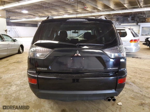 2007 Mitsubishi Outlander ES with VIN JA4MS31X27U014567, listed as a Copart auction lot 45527564 with 128,282 mi miles and Clean Title. Bid and sale history available at carsss.com. Image 6.