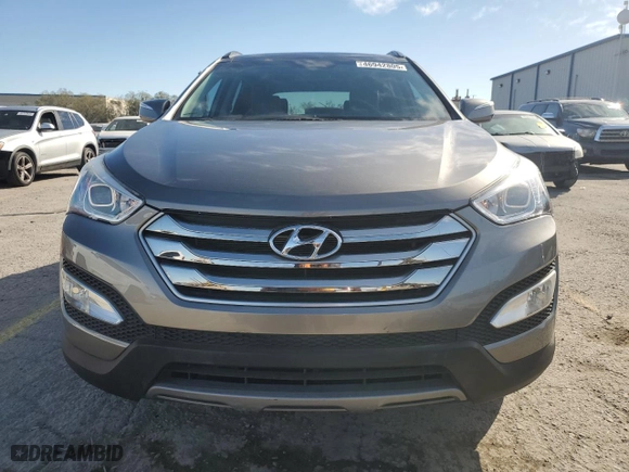 2015 Hyundai Santa Fe Sport with VIN 5XYZU3LBXFG266168, listed as a Copart auction lot 46942805 with 58,275 mi miles and Salvage Title. Bid and sale history available at carsss.com. Image 5.