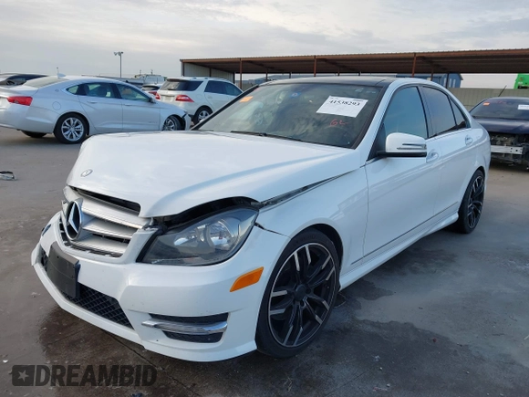 2013 Mercedes-Benz C 350 Sport with VIN WDDGF5HB5DA748460, listed as a IAAI auction lot 41538293 with 96,577 mi miles and . Bid and sale history available at DreamBid. Image 18.
