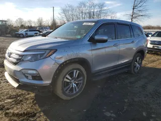 2016 Honda Pilot EX with VIN 5FNYF6H34GB035025, listed as a Copart auction lot 45505765 with 54009 miles and Salvage Title. Bid and sale history available at carsss.com. Image 1.