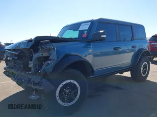 2022 Ford Bronco with VIN 1FMEE5DP7NLB52788, listed as a IAAI auction lot 41650549 with 33,158 mi miles. Bid and sale history available at carsss.com. Image 17.
