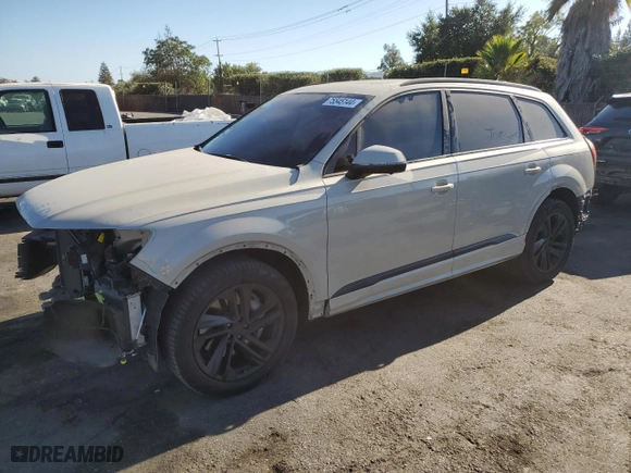 2021 Audi Q7 Premium with VIN WA1AXAF74MD015328, listed as a Copart auction lot 75545144 with 65,854 mi miles and Salvage Title. Bid and sale history available at carsss.com. Image 1.