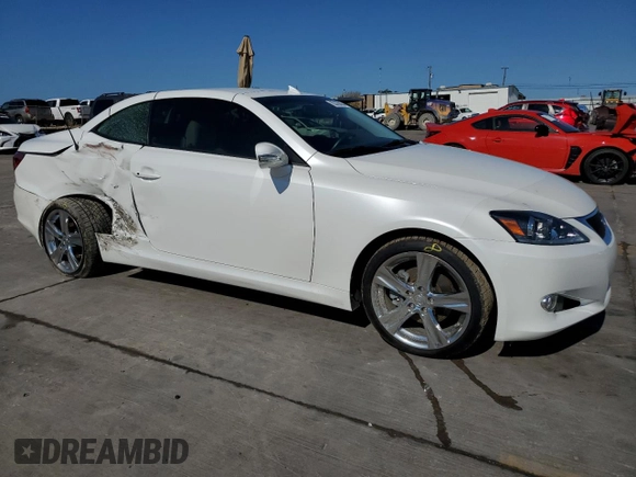 2012 Lexus IS 250 C z VIN JTHFF2C23C2525238, wystawiony jako Copart lot #62439834 z przebiegiem 41 360 mil mil oraz Szkoda całkowita • Salvage title. Historia ofert i sprzedaży dostępna na DreamBid. Obrazek 4.