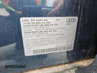 2018 Audi Q3 Premium Plus with VIN WA1JCCFS9JR014346, listed as a Copart auction lot 57994735 with 112,426 mi miles and Salvage title. Bid and sale history available at DreamBid. Image 13.