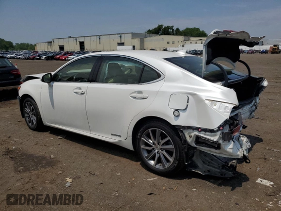 2018 Lexus ES 300h with VIN JTHBW1GG4J2192821, listed as a Copart auction lot 60351495 with 95,460 mi miles and Salvage title. Bid and sale history available at DreamBid. Image 2.
