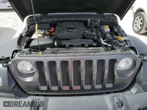 2021 Jeep Wrangler Sport with VIN 1C4GJXAN9MW552436, listed as a Copart auction lot 77204374 with Not Provided miles and Non Repairable. Bid and sale history available at DreamBid. Image 12.