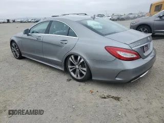 2015 Mercedes-Benz CLS 550 with VIN WDDLJ7DB6FA139038, listed as a Copart auction lot 59001645 with 46,084 mi miles and Salvage title. Bid and sale history available at DreamBid. Image 2.
