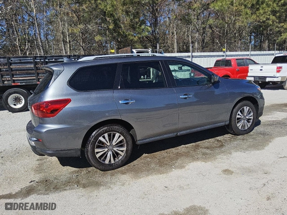 2020 Nissan Pathfinder S with VIN 5N1DR2AN9LC603086, listed as a Copart auction lot 44132805 with 79,132 mi miles and Clean Title. Bid and sale history available at carsss.com. Image 3.