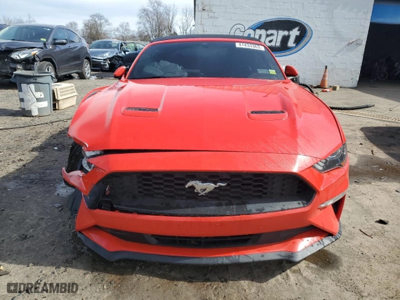 2019 Ford Mustang EcoBoost with VIN 1FATP8UH2K5109787, listed as a Copart auction lot 41433363 with 66,592 mi miles and Salvage Title. Bid and sale history available at carsss.com. Image 5.