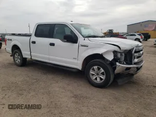 2017 Ford F-150 XL with VIN 1FTFW1EG2HFA89227, listed as a Copart auction lot 50553105 with 135,197 mi miles and Salvage Title. Bid and sale history available at carsss.com. Image 4.