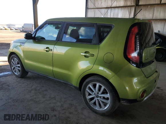 2018 Kia Soul + with VIN KNDJP3A59J7891071, listed as a Copart auction lot 42732315 with 86,567 mi miles and Salvage Title. Bid and sale history available at carsss.com. Image 2.