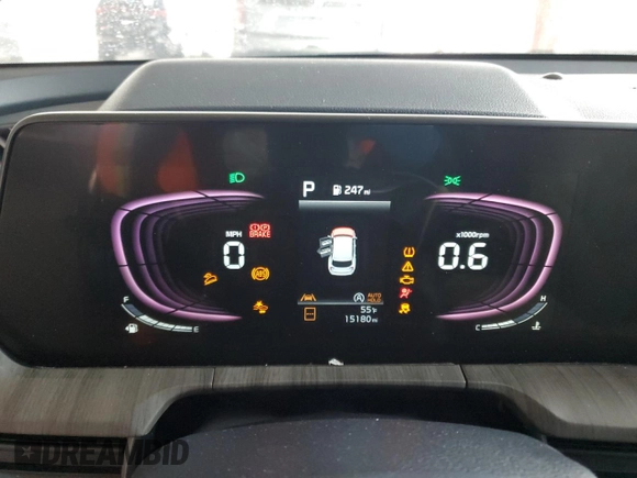 2023 Kia Telluride EX with VIN 5XYP34GC7PG353420, listed as a Copart auction lot 41906525 with 15,180 mi miles and Salvage title. Bid and sale history available at DreamBid. Image 9.
