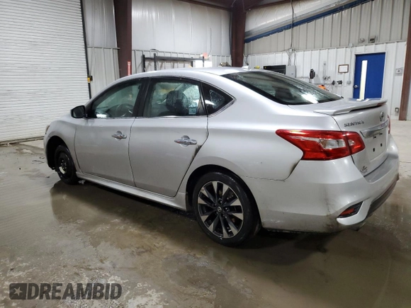 2017 Nissan Sentra SR with VIN 3N1AB7AP2HY386380, listed as a Copart auction lot 53996325 with 37,913 mi miles and Salvage title. Bid and sale history available at DreamBid. Image 2.