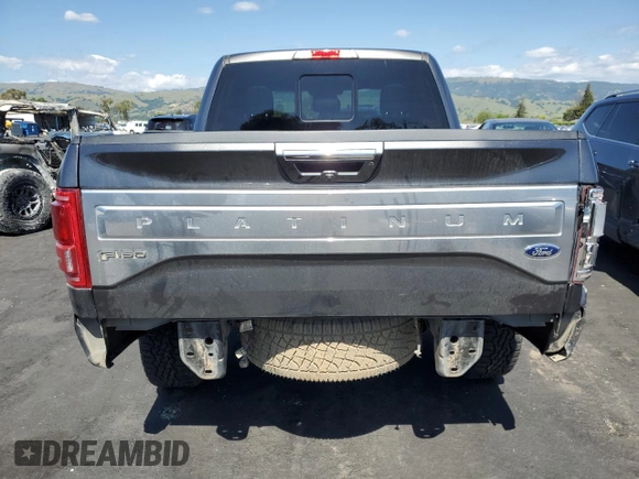 2017 Ford F-150 XL with VIN 1FTEW1EG0HFB89788, listed as a Copart auction lot 54906695 with 109,506 mi miles and Salvage Title. Bid and sale history available at carsss.com. Image 6.
