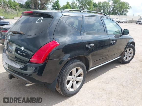 2006 Nissan Murano SL с VIN JN8AZ08W16W551129, выставлен на аукционе IAAI как лот 42494593 с пробегом 148 393 миль миль и . История ставок и продаж доступна на DreamBid. Изображение 4.