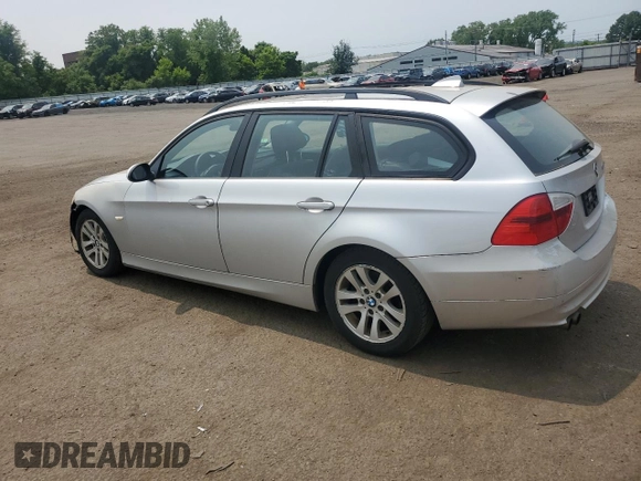 2006 BMW 3 Series 325xi with VIN WBAVT13536KW23228, listed as a Copart auction lot 58734625 with 163,661 mi miles and Salvage title. Bid and sale history available at DreamBid. Image 2.
