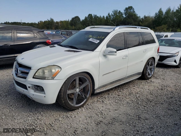 2011 Mercedes-Benz GL-Class GL 450 with VIN 4JGBF7BE4BA694175, listed as a Copart auction lot 75866284 with 120,752 mi miles and Clean Title. Bid and sale history available at carsss.com. Image 1.