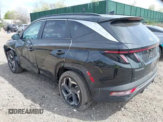 2024 Hyundai Tucson SEL Convenience with VIN KM8JCCD18RU201968, listed as a IAAI auction lot 42128673 with 6,542 mi miles and . Bid and sale history available at carsss.com. Image 3.