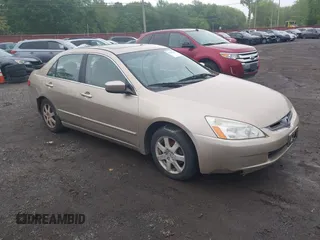 2005 Honda Accord EX-L z VIN 1HGCM66565A056566, wystawiony jako IAAI lot #42291300 z przebiegiem 79 000 mil mil oraz . Historia ofert i sprzedaży dostępna na DreamBid. Obrazek 1.