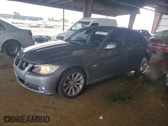 2011 BMW 3 Series 328i with VIN WBAPH5C53BF094190, listed as a Copart auction lot 85365214 with 196,443 mi miles and Clean Title. Bid and sale history available at carsss.com. Image 1.