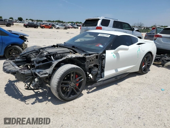 2015 Chevrolet Corvette 3LT with VIN 1G1YF2D75F5122894, listed as a Copart auction lot 53583104 with 64,897 mi miles and Clean Title. Bid and sale history available at carsss.com. Image 1.