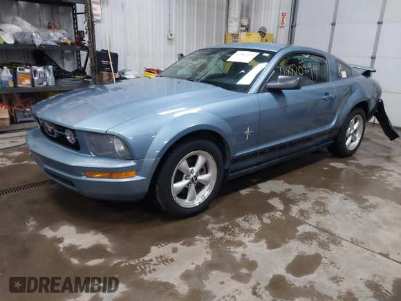 2007 Ford Mustang Deluxe with VIN 1ZVFT80N175343082, listed as a IAAI auction lot 41882099 with 16,629 mi miles and . Bid and sale history available at DreamBid. Image 2.