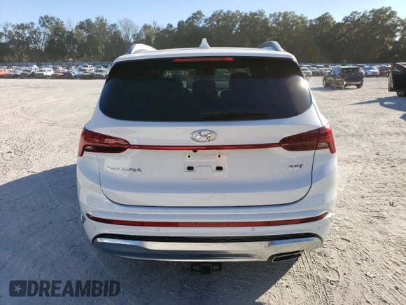 2022 Hyundai Santa Fe Calligraphy with VIN 5NMS54AL2NH422370, listed as a Copart auction lot 71980322 with 11,053 mi miles. Bid and sale history available at carsss.com. Image 6.