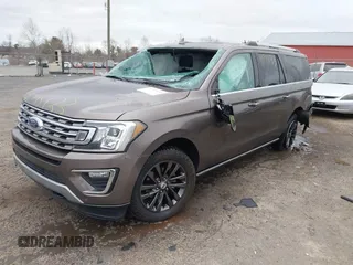 2019 Ford Expedition Max Limited with VIN 1FMJK2AT4KEA46550, listed as a IAAI auction lot 41715133 with 113,130 mi miles and . Bid and sale history available at DreamBid. Image 2.