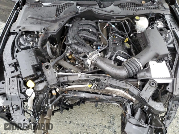 2017 Ford Mustang V6 with VIN 1FA6P8AMXH5226959, listed as a Copart auction lot 44716215 with 96,363 mi miles and Salvage Title. Bid and sale history available at carsss.com. Image 11.