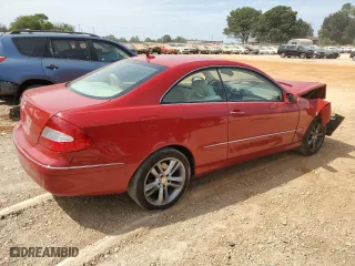 2008 Mercedes-Benz CLK-Class 3.5L with VIN WDBTJ56H48F234136, listed as a Copart auction lot 70967244 with 63,501 mi miles and Salvage Title. Bid and sale history available at carsss.com. Image 3.